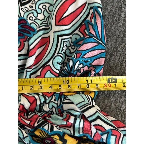 Women Love Tropical Print Maxi Sundress  Razor Back - Picture 7 of 10